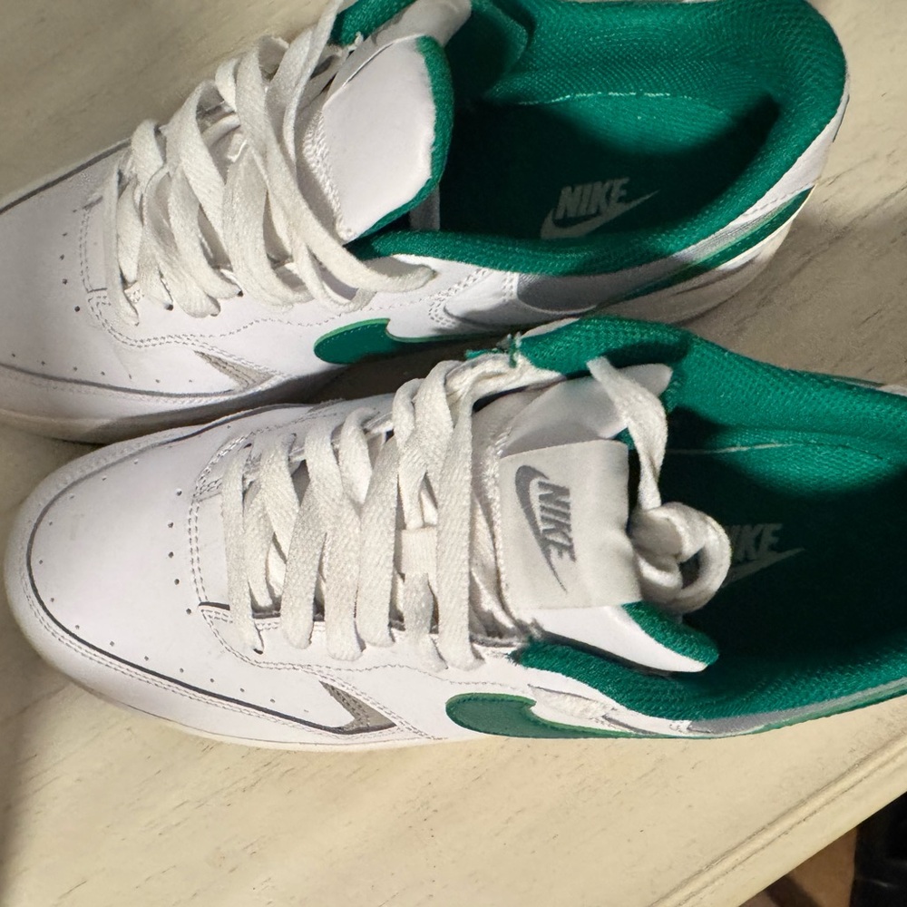 Nike Green and White Athletic Shoes - Picture 3 of 5